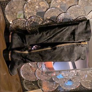 Rachael Zoe over the knee suede boot